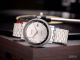 Perfect Replica Piaget Rose Gold Diamond Bezel Black On White Dial 40mm Watch (3)_th.jpg